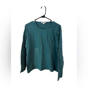 Pendleton Teal Crew Neck Womens Shirt
